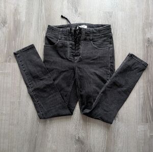 We The Free Lace Up Skinny Jeans -